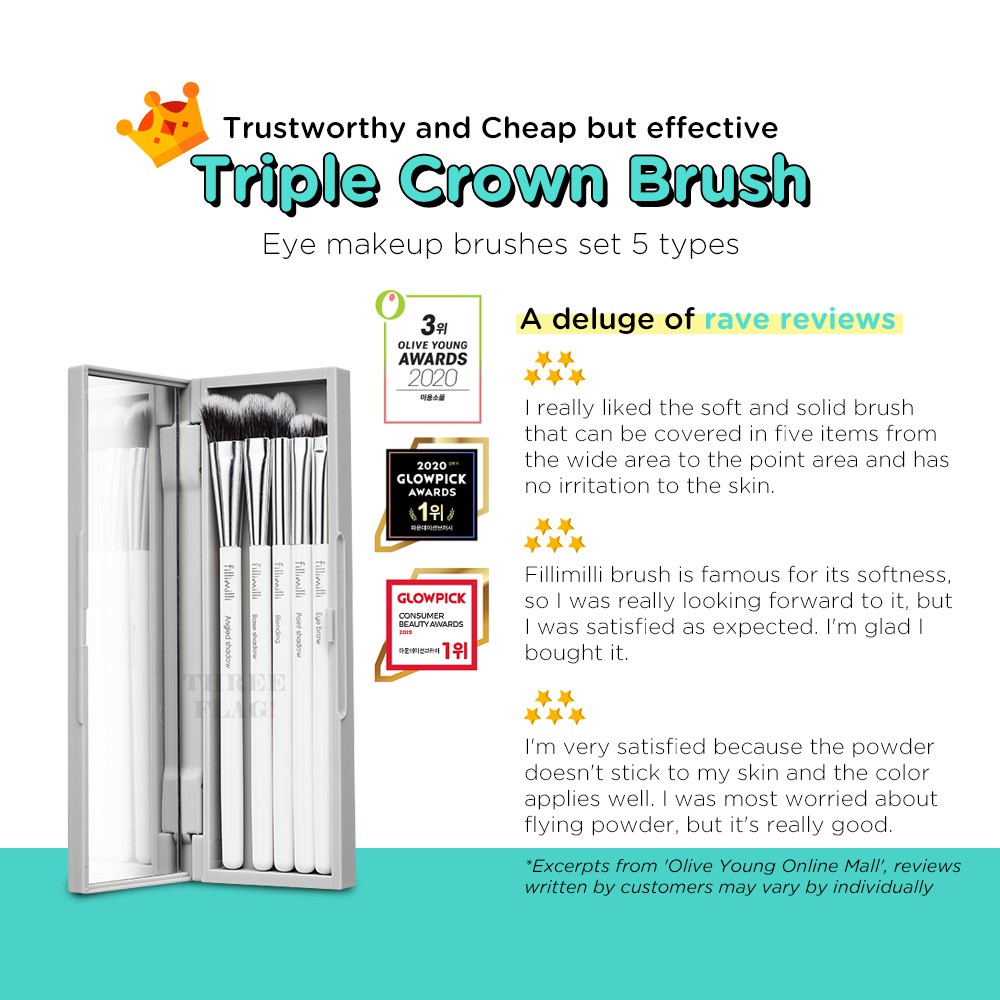 Bộ 5 Cọ Trang Điểm Mắt | BigBuy360 - bigbuy360.vn