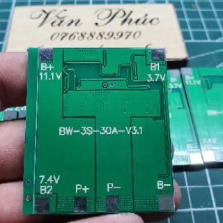 Mạch sạc cân bằng 3S 12.6V 30A