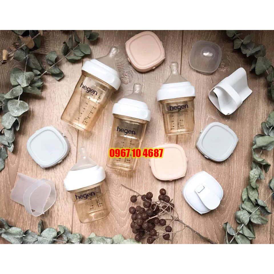 Bình Sữa Hegen Chính Hãng 60/150/240/330 ML Nhập Khẩu Singapore Cho Bé Sơ Sinh Đến 9 Tháng Tuổi