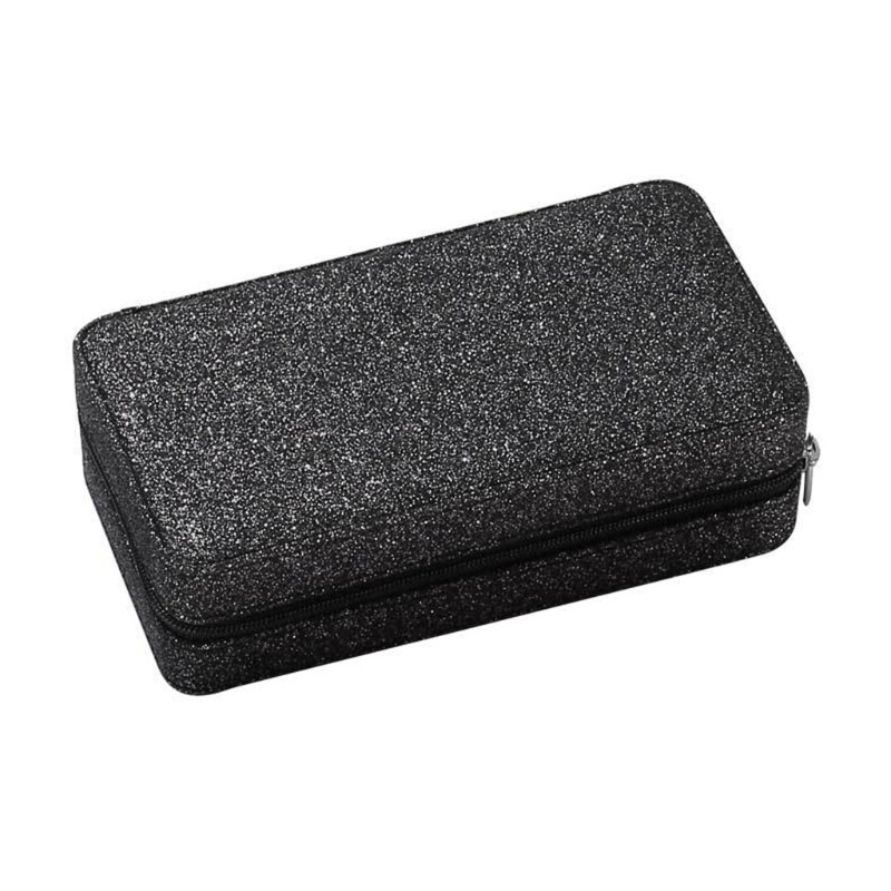 Hộp Đựng Trang Sức Bằng Da PU Có Khóa Kéo Tiện Dụng Ốp