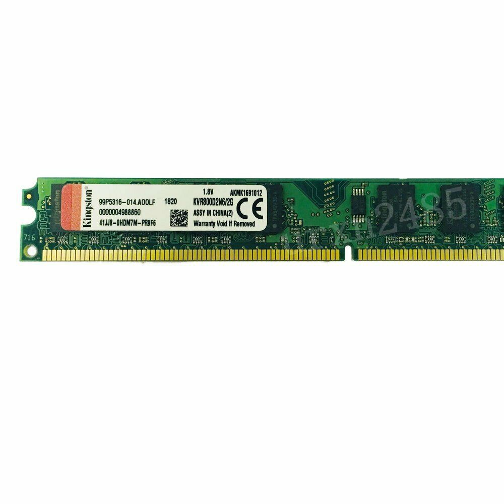 Thẻ Nhớ Kingston 2GB DDR2 RAM 800MHz Cho PC RAM PC2-6400U