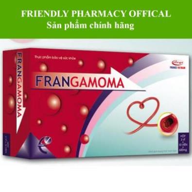Frangamoma –Hỗ trợ giảm mỡ máu, đẩy lùi bệnh tim, ngăn biến chứng xơ vữa động mạch (Hộp 30 viên)