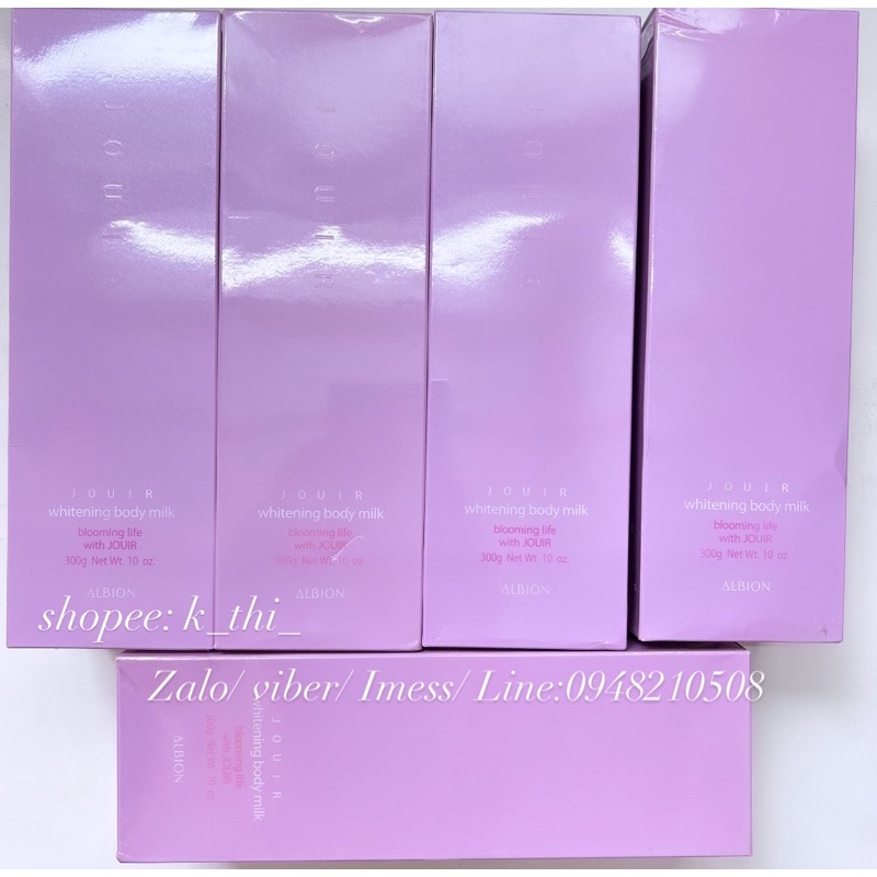 『Hỏa Tốc』SỮA DƯỠNG THỂ TRẮNG DA BODY MILK LOTION ALBION 300ml