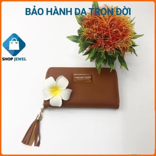 Ví Da Cầm Tay Nữ, Bóp Da Nữ 3 Ngăn Màu Thanh Lịch FOREVER YOUNG