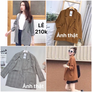 Áo vest blazer 2 túi hàn quốc cá tính💕video ảnh thật💕