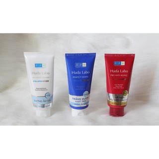 Sữa rửa mặt trắng da Hada Labo Perfect White Arbutin Cleanser 80g