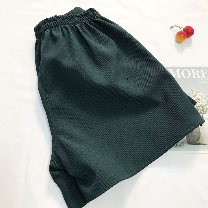 Quần đùi nữ từ 45-52kg - quần short nữ vải kaki mềm mát Lưng Cao - QU63