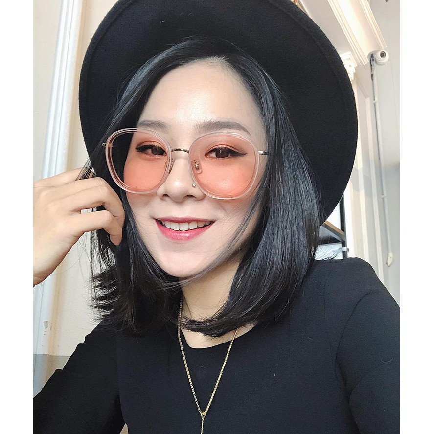 Kính Mát Bản Tròn Độc Đáo Nhiều Màu Thời Trang Cho Nữ
