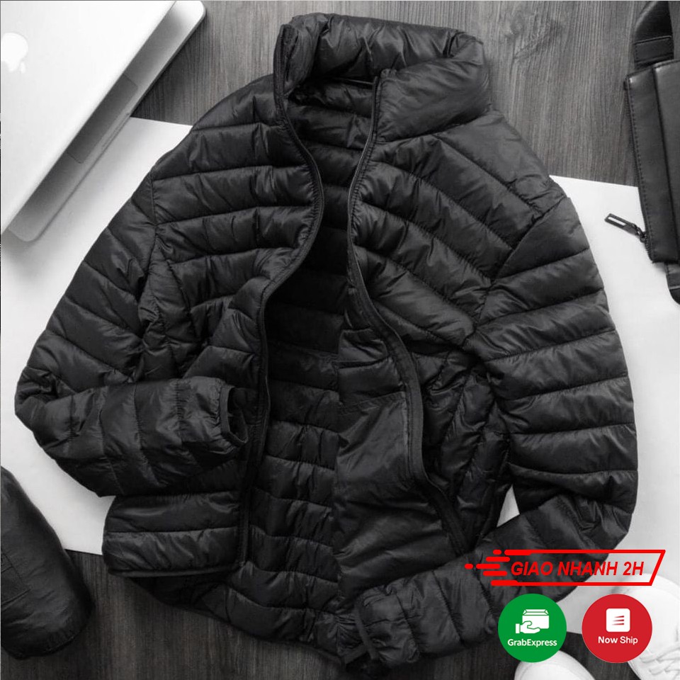 Áo Khoác Nam, Áo Khoác Phao Lông Vũ - Nhẹ Và Cực Ấm - Chống Nước Tốt