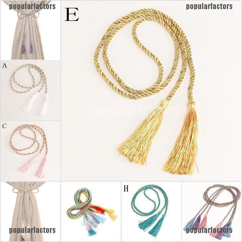 Dây Buộc Rèm Cửa Với Tua Rua 10 Màu Sắc