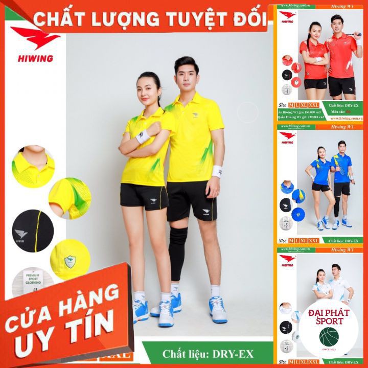 Quần, Áo Cầu Lông ⚡CAO CẤP⚡ thương hiệu HIWING W1 new