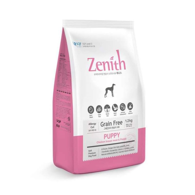 zenith hạt thức ăn mềm cho chó con
