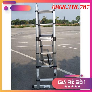 THANG NHÔM RÚT ĐÔI 6.4M - BH 24 THÁNG