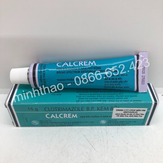 Kem Bôi  Ngoài Da Calcrem 1% Tuýp 15g