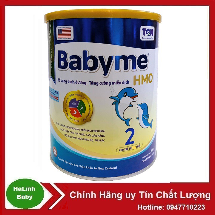 Sữa Babyme số 2 lon 900g [Date 2023]