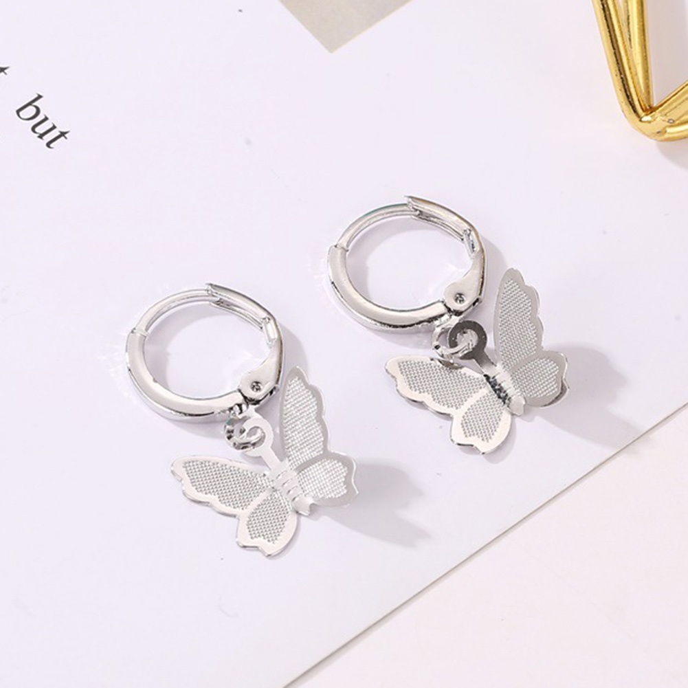 BUTTERFLY Khuyên Tai Nữ Hình Bướm Thời Trang
