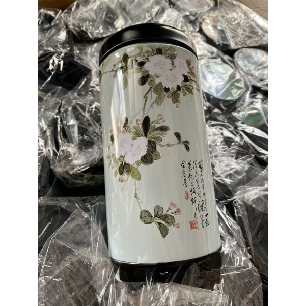 Combo 4 lon đựng trà làm quà biếu lễ Tết, trang trí mâm quả