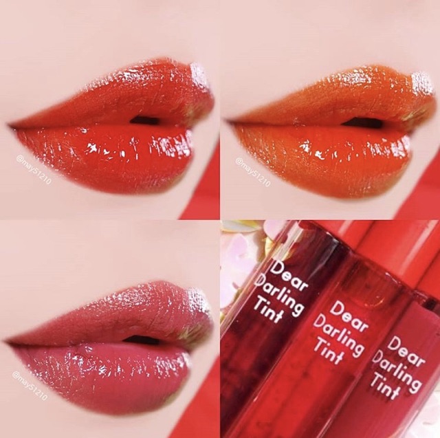 (Mẫu mới) Son tint gel Etude house dear darling tint