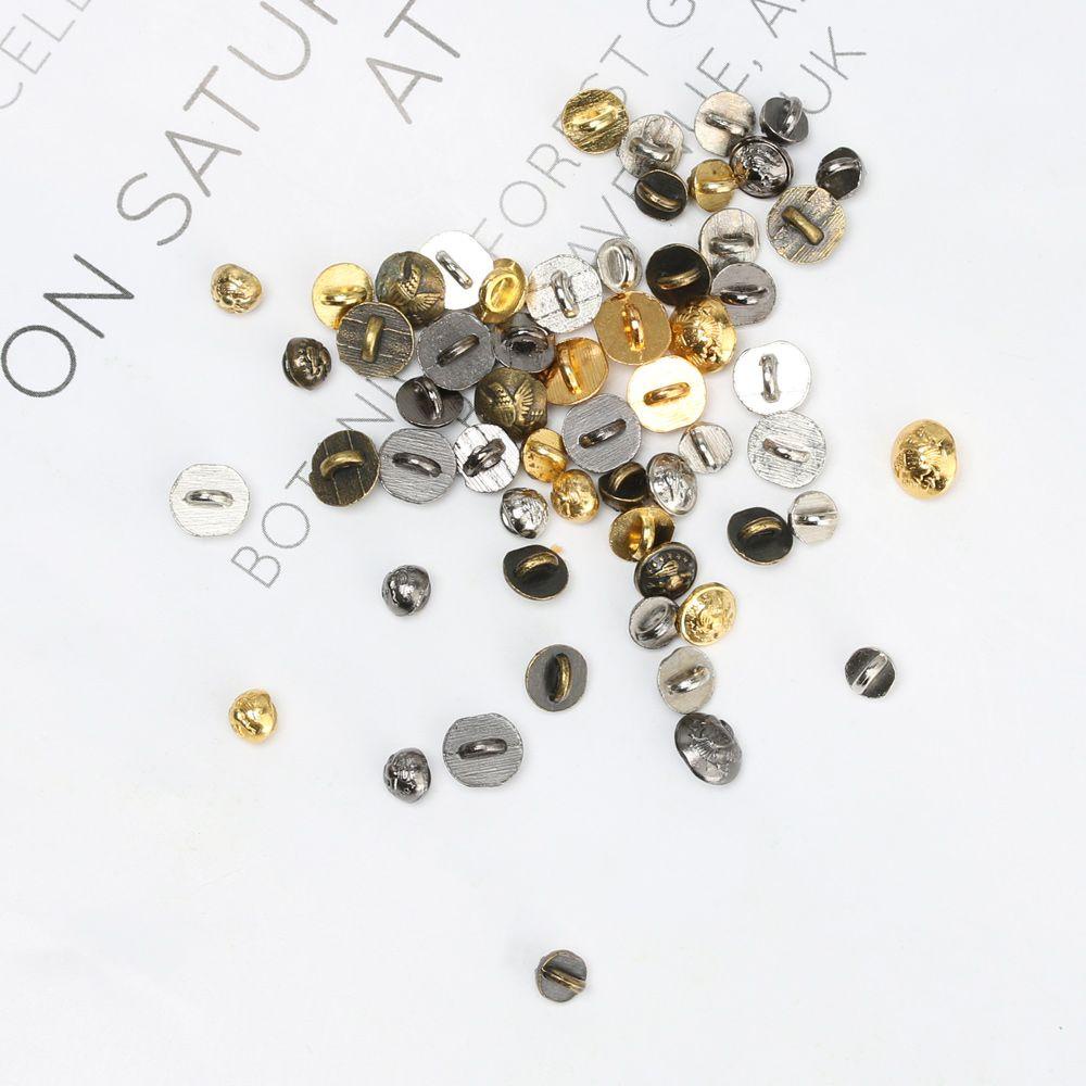 Set 5 / 10 Nút Áo Nhiều Màu 4 / 5 / 6mm Trang Trí Nhà Búp Bê