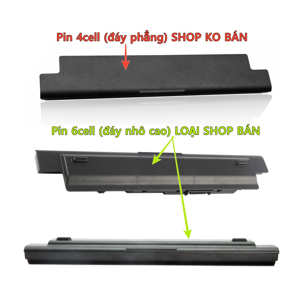 (BATTERY) PIN LAPTOP DELL 3421 - 6 CELL - Inspiron 14-3421 3437 3441 3442 3446, 14R-5421 5437 15-3521 3531 XCMRD MR90Y