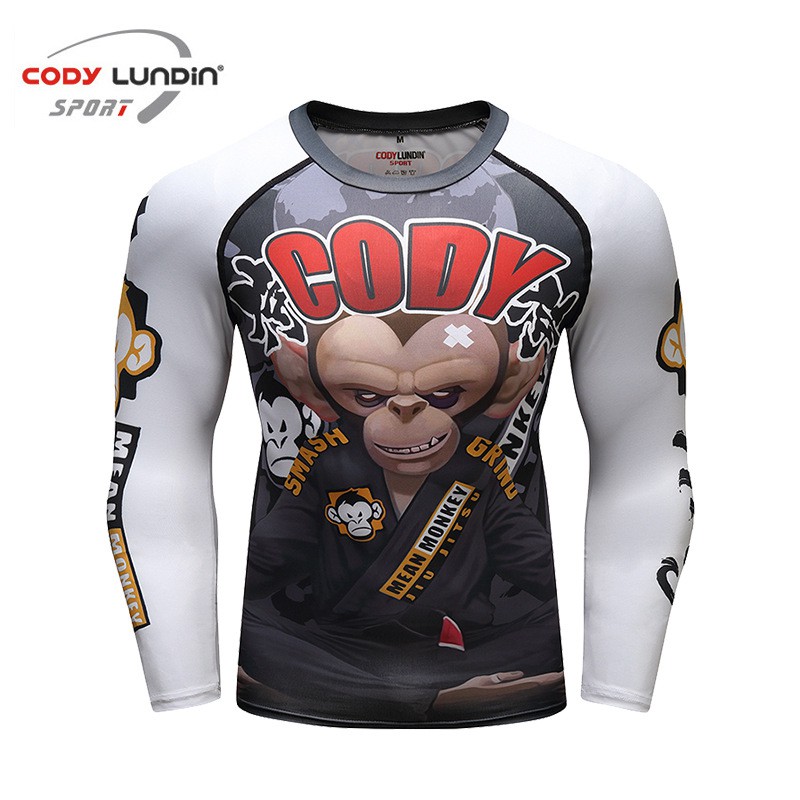 Áo MMA, Muay Thái, Jiu-Jitsu - Áo thể thao thun lạnh co dãn 4 chiều Cody Lundin Sport