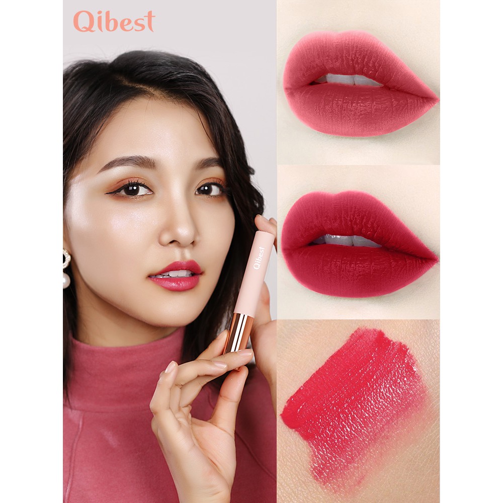Son Môi Qibest Bóng Mềm Mượt Không Thấm Nước Dễ Phai Màu 24g | BigBuy360 - bigbuy360.vn
