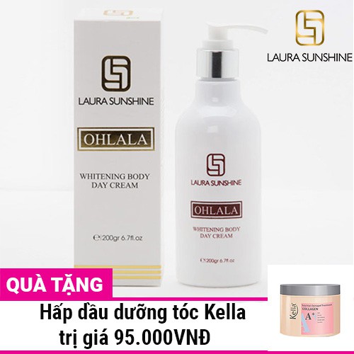 Kem dưỡng ẩm toàn thân Laura Sunshine Ohlala 200g