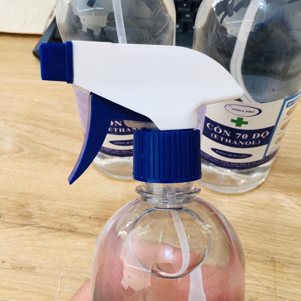 Cồn xịt sát khuẩn 500ml, cồn xịt khuẩn 70 độ có vòi xịt tiện lợi - CXK
