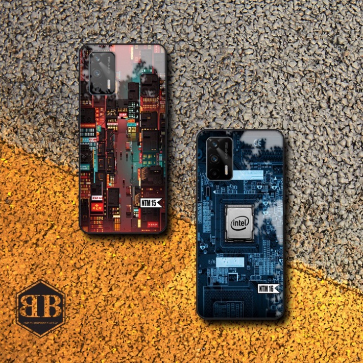 Ốp lưng kính cường lực Oppo Realme Q3 Pro nội thất máy