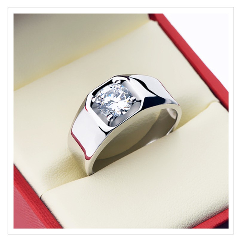 Nhẫn cưới mạ bạc 925 dành cho nam