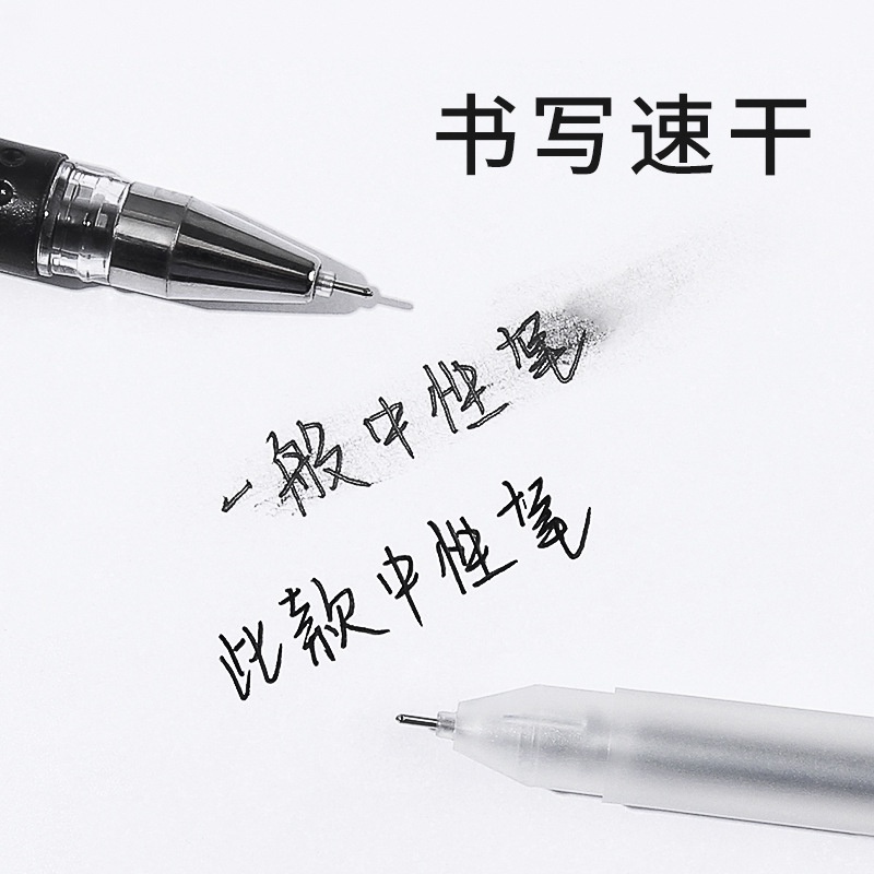 Bút Bi Mực Đen / Đỏ / Xanh Ngòi 0.5mm 3 Màu Lựa Chọn