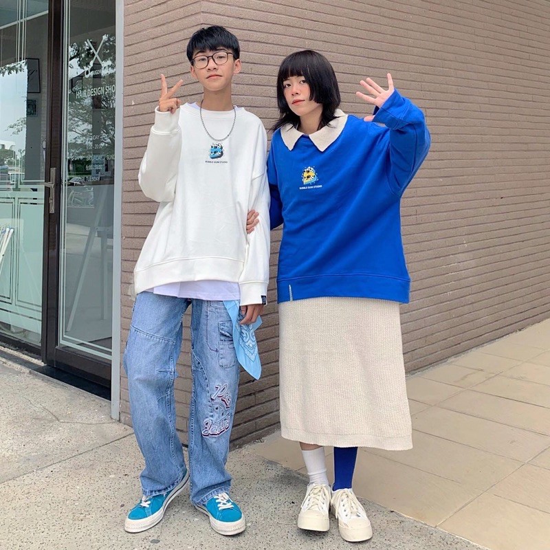 Áo Sweater chữ B planet logo - by Bubble Gum Studio | BigBuy360 - bigbuy360.vn