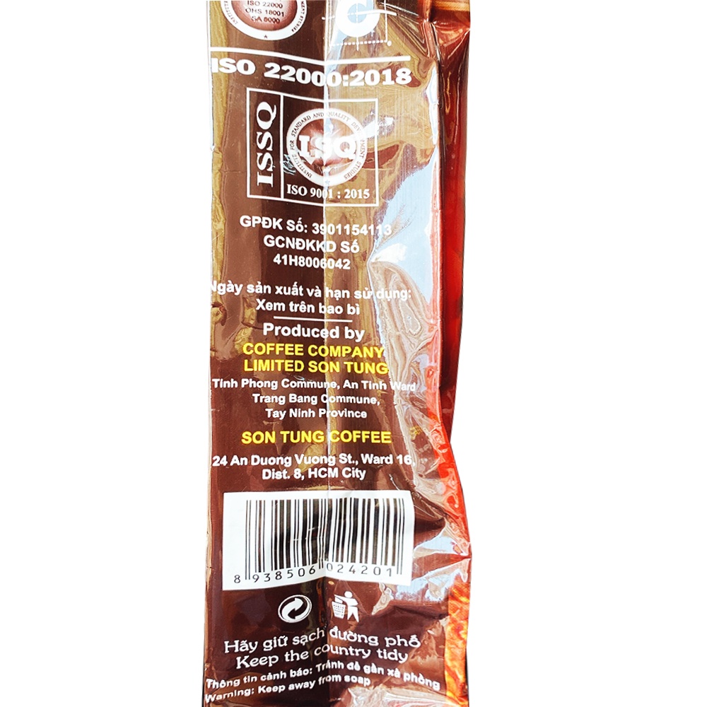 Cà phê pha rang xay pha Phin truyền thống Sơn Tùng - Tạp hóa số 2-  500gr