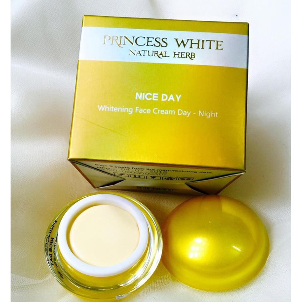 Combo 2 KEM DƯỠNG TRẮNG DA NICEDAY PRINCESS WHITE CHÍNH HÃNG DATE 2022