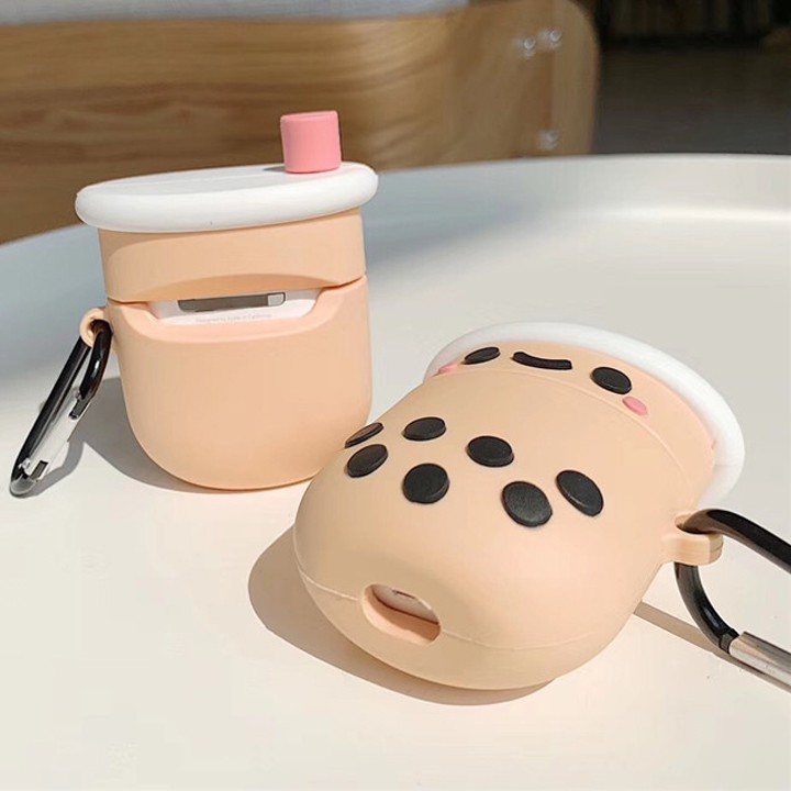 Case Airpods 1/2/3/Pro cốc trà sữa cute, Ốp Airpods 1/2/3/Pro - Mã TZAP333