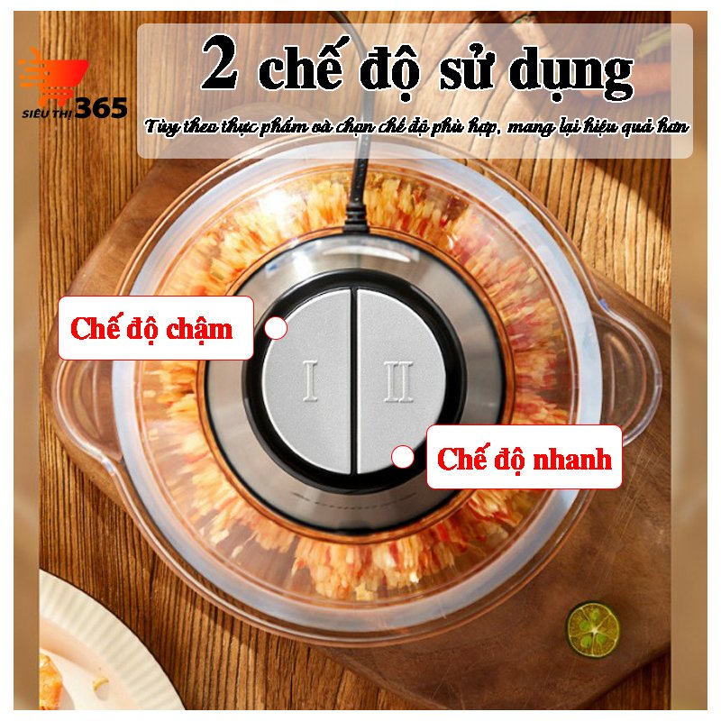 Máy xay thịt đa năng CHIGO bảo hành chính hãng 12 tháng, máy xay đa năng nhà bếp công suất 300W - khoẻ - tiện dụng 01