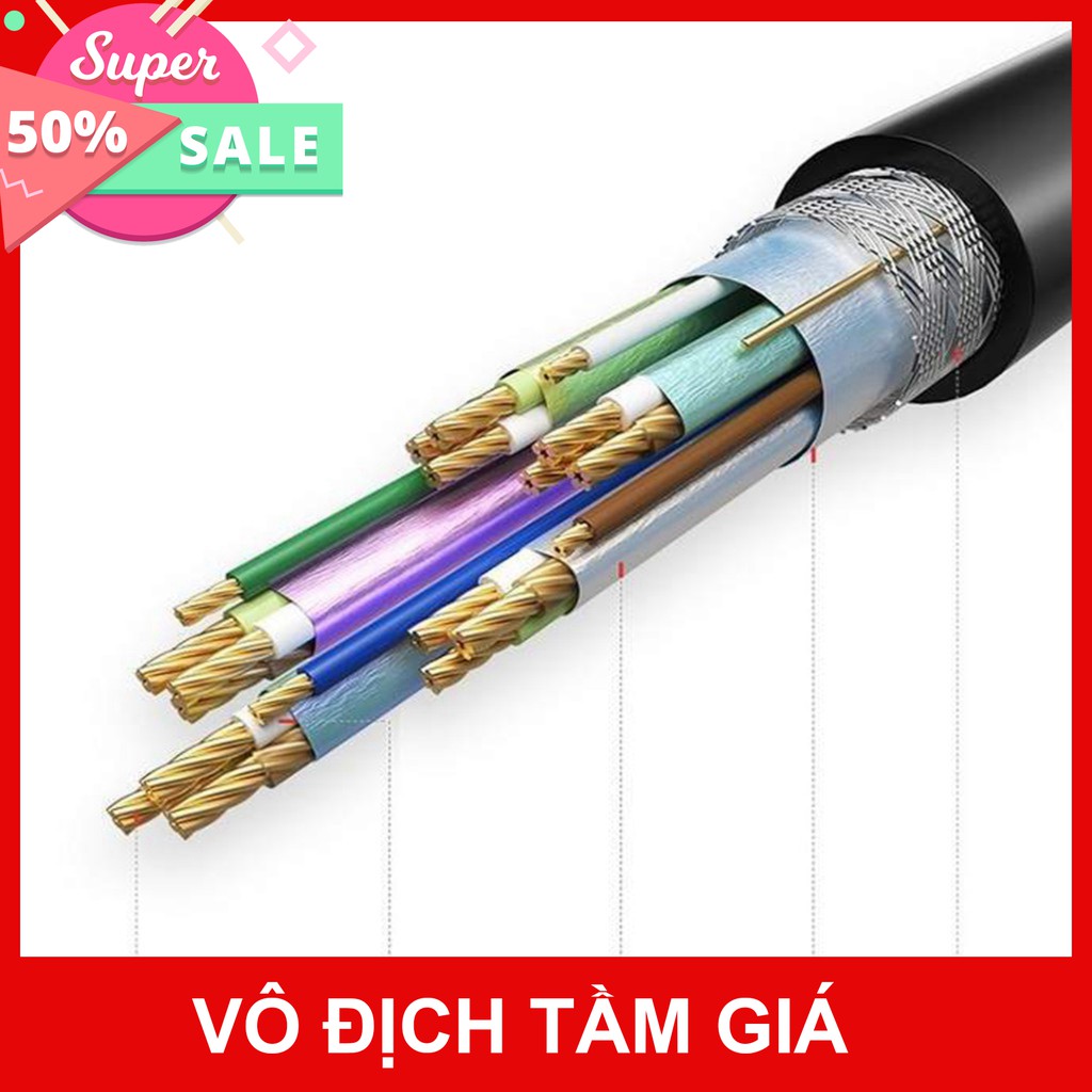 Dây HDMI - Cáp HDMI 5 mét - Màu đen, loại dẹt - Full HD - Bảo hành 3 tháng