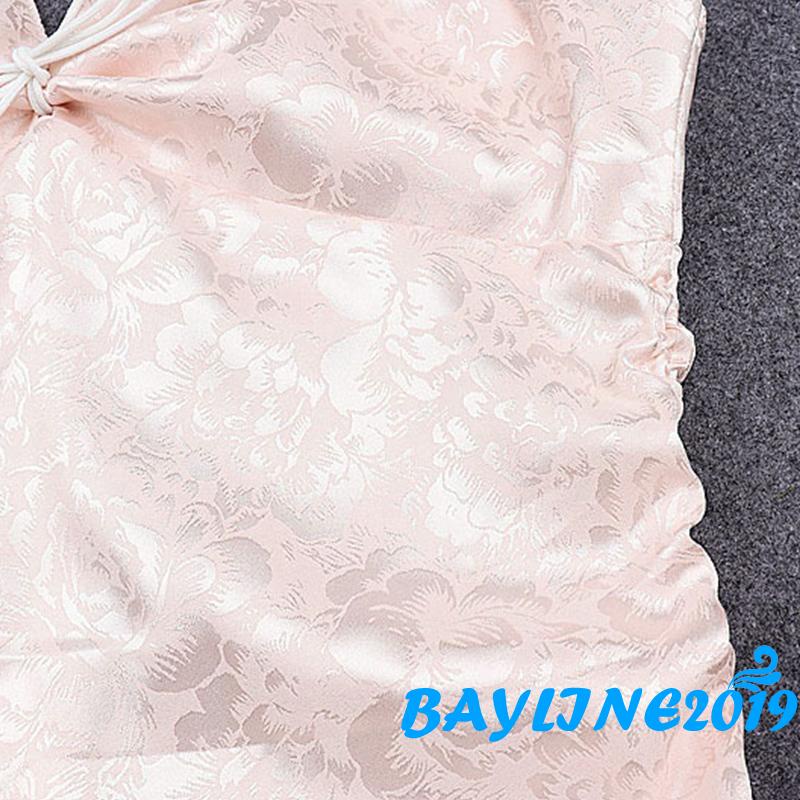 Đầm dáng ôm cổ yếm không tay thời trang hè gợi cảm cho nữ size S/M/L