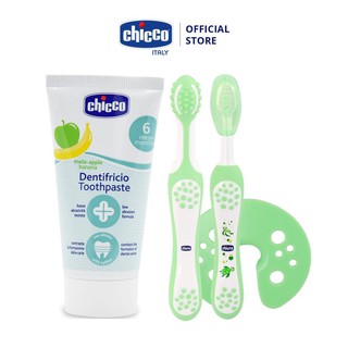 Bộ Bàn Chải Hai Bước Rùa Con Chicco 69610/114427