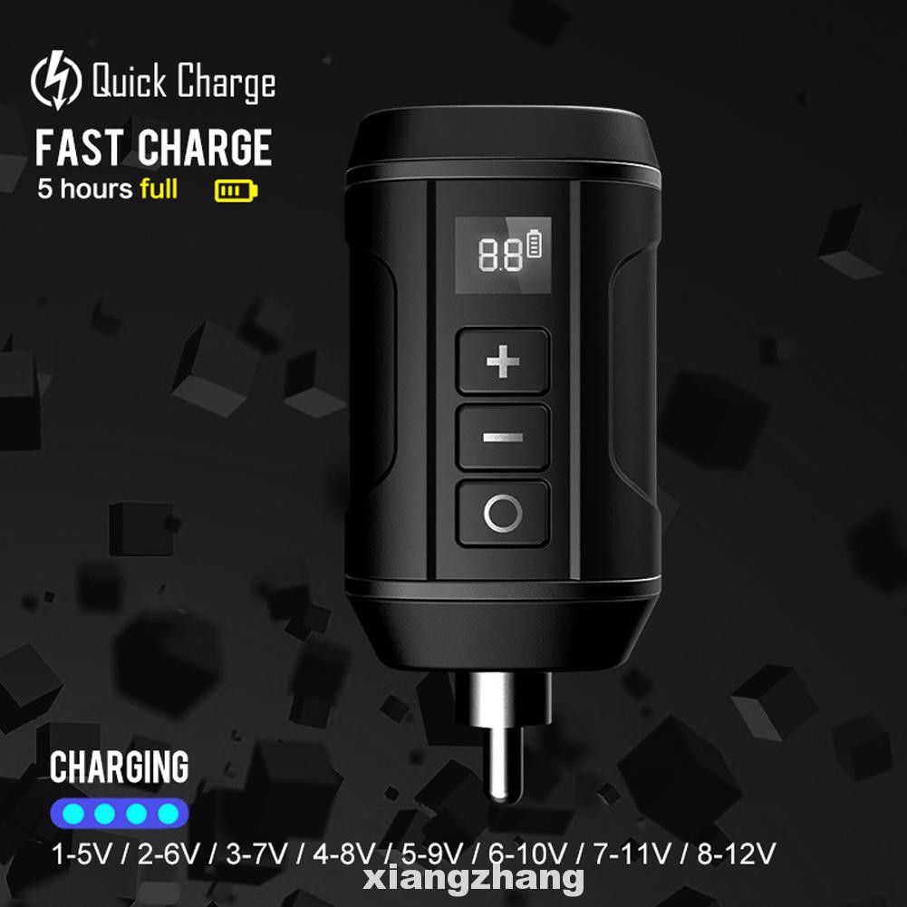 POWER (Hàng Mới Về) Nguồn Cung Cấp Điện Rca Dc Cho Máy Xăm Không Dây Chuyên Nghiệp