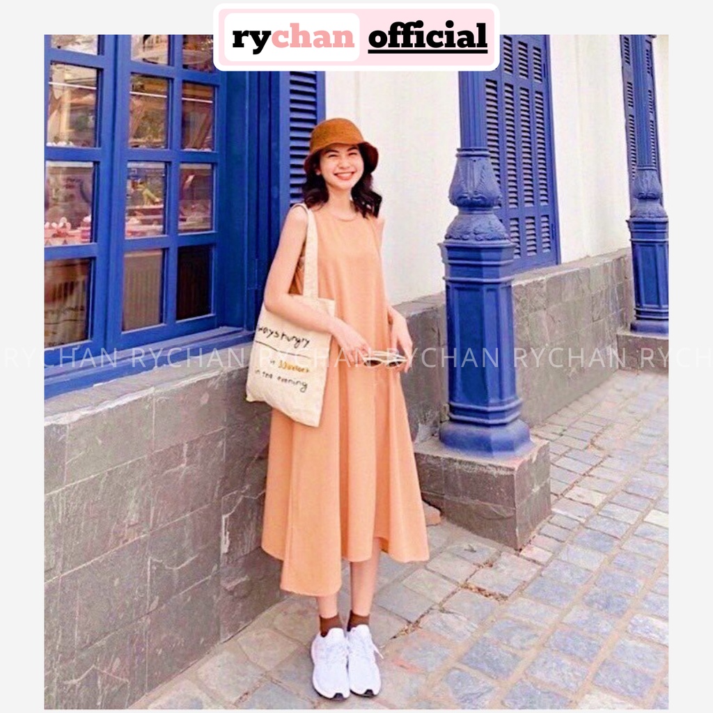 Đầm Suông Nude Dáng Mullet Form Rộng Thoải Mái - DS022