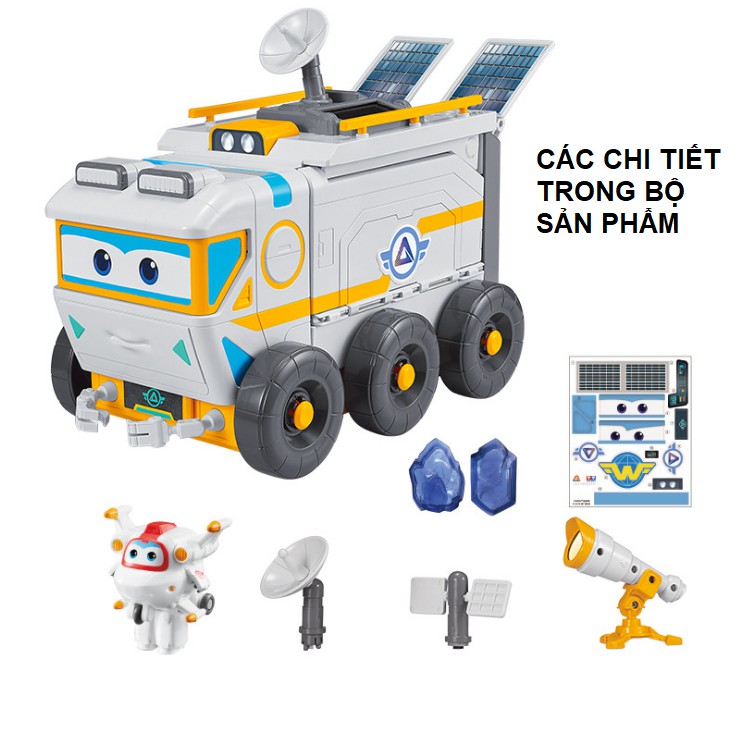 Đồ chơi super wings đội bay siêu đẳng mô hình xe trạm không gian Rover cỡ lớn