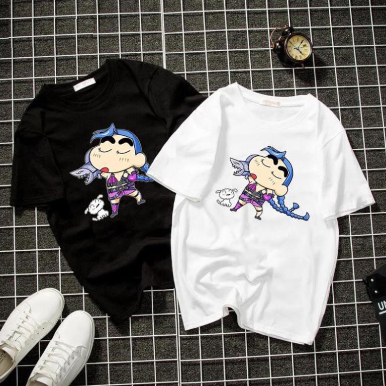 Áo thun unisex form rộng cậu bé bút chì dễ thương vải dày mịn 2019T2145