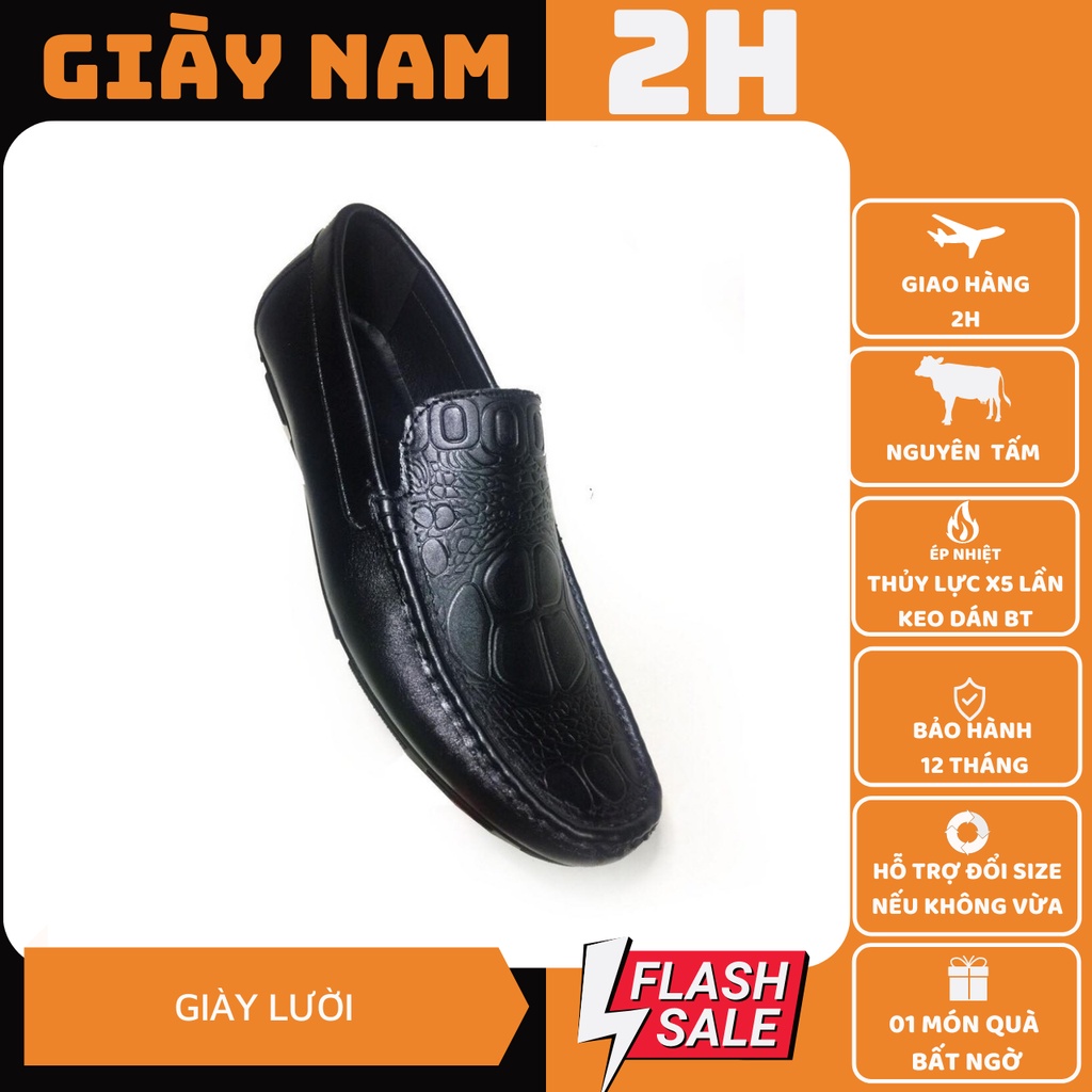 [Thanh Lý Lẻ Size 38 + 39 ] Giày Nam Da Bò thật 100% (2H - 25)