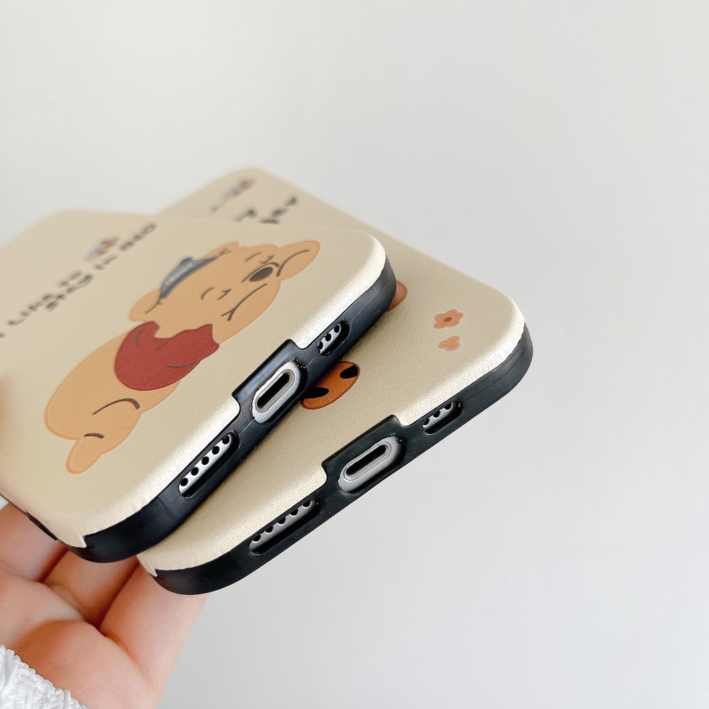 Ốp Điện Thoại Họa Tiết Hoạt Hình Winnie and Friend / Tiger Dễ Thương Chống Sốc Cho Iphone