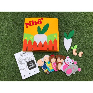 Sách vải kể chuyện Nhổ củ cải