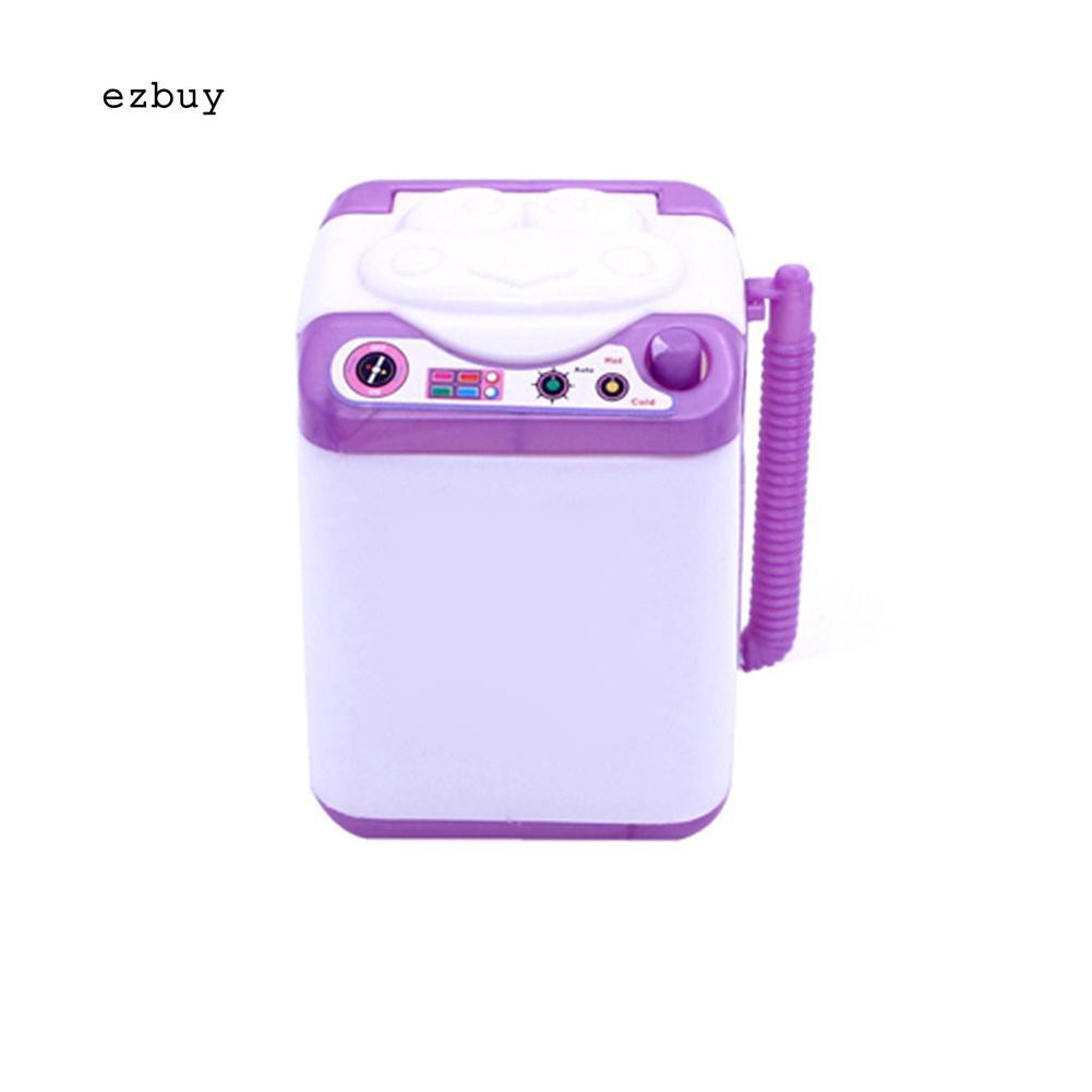 Mô hình máy giặt đồ chơi mini bằng silicon trang trí nhà búp bê cho trẻ