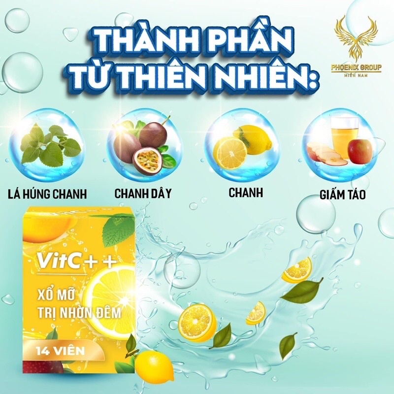 Viên hữu cơ xổ mỡ ban đêm Vitc ++ chính hãng cty Vic 100%