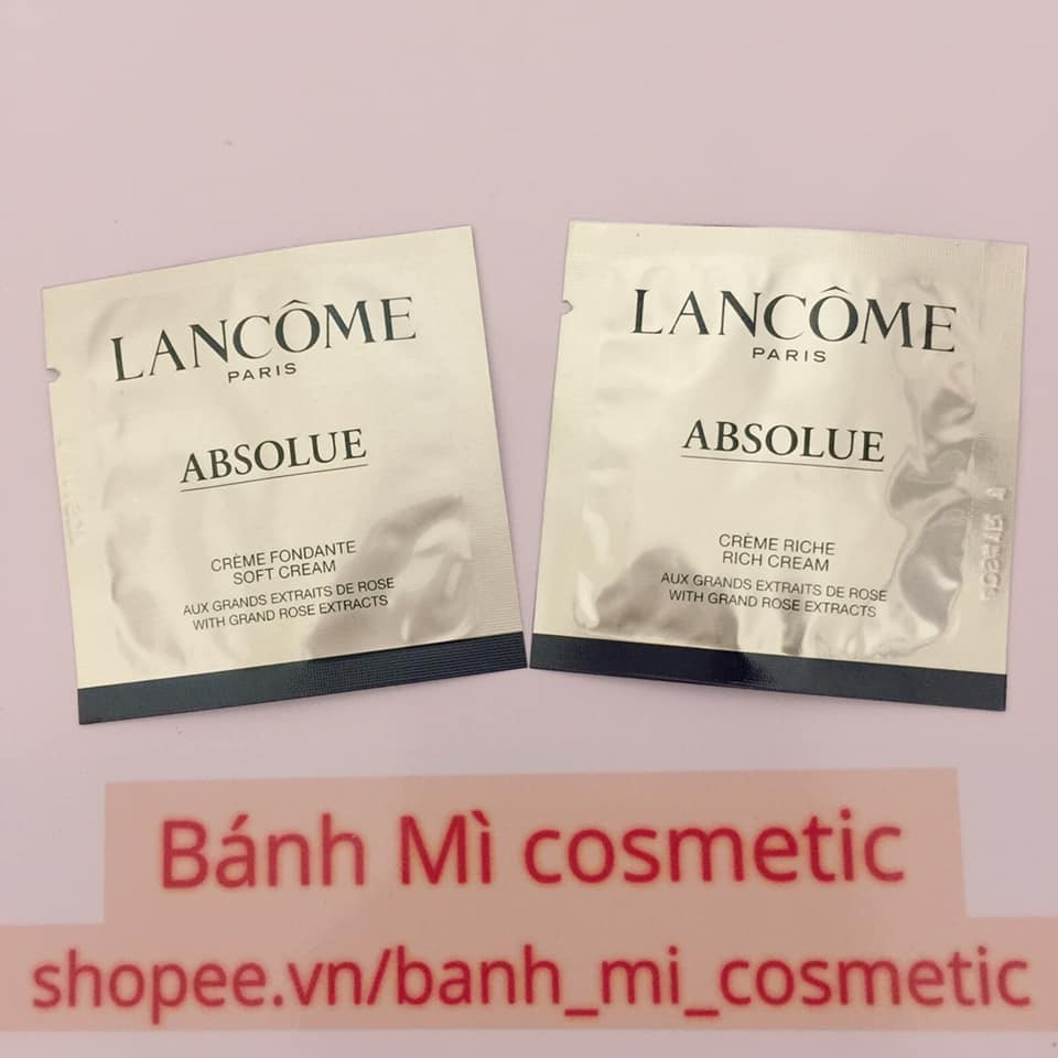 [Chính Hãng] Kem dưỡng tái tạo làn da Lancome ABSOLUE SOFT CREAM| RICH CREAM WITH GRAND ROSE EXTRACT