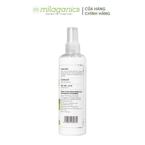 Serum Xịt dưỡng tóc tinh dầu bưởi kích thích mọc tóc MILAGANICS 250ml